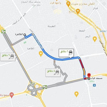 شقة عائلية -ليست فندقية- 8 دقائق بالسيارة للحرم أو قباء - Medina Esterno foto